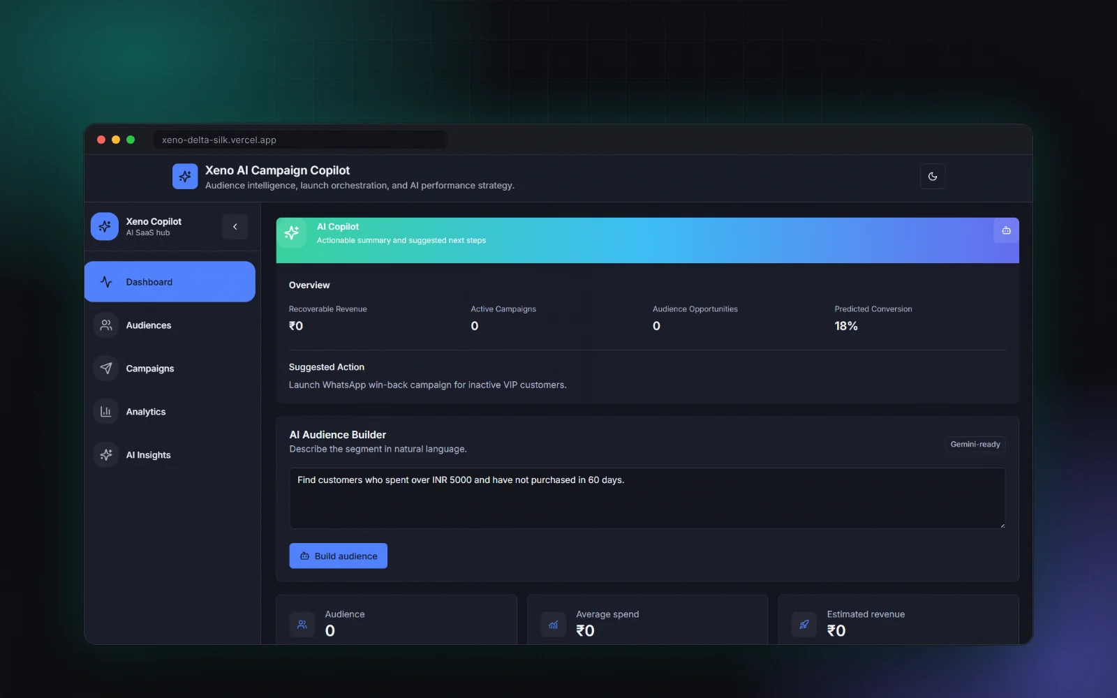 AI Campaign Copilot preview