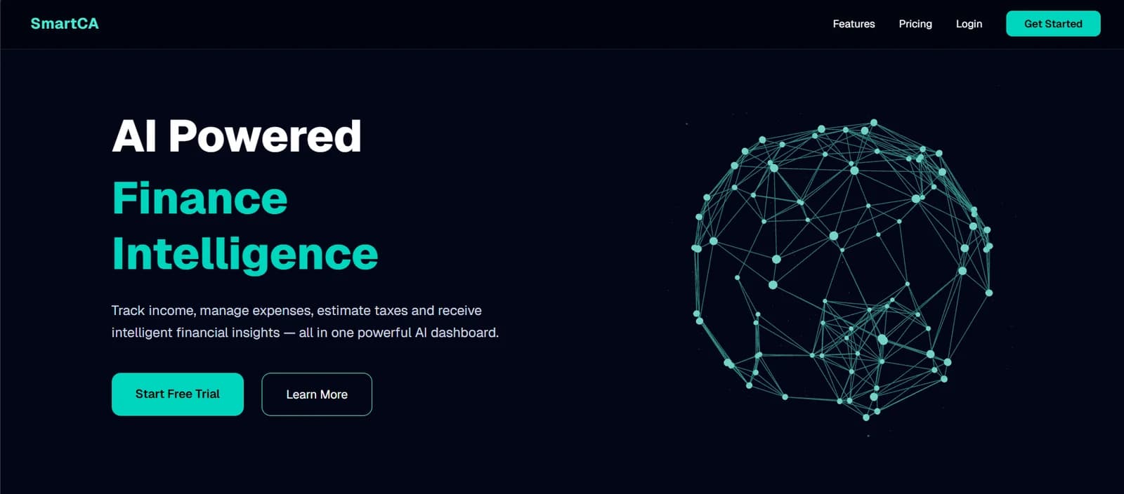 SmartCA landing page