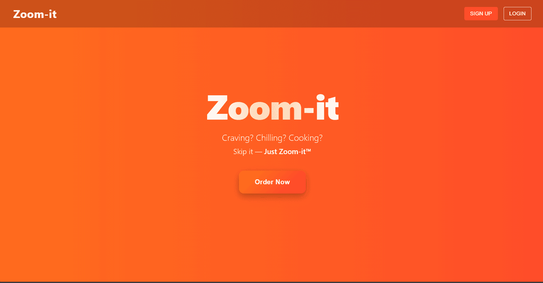 Zoom-iT – Intelligent Food Delivery Platform