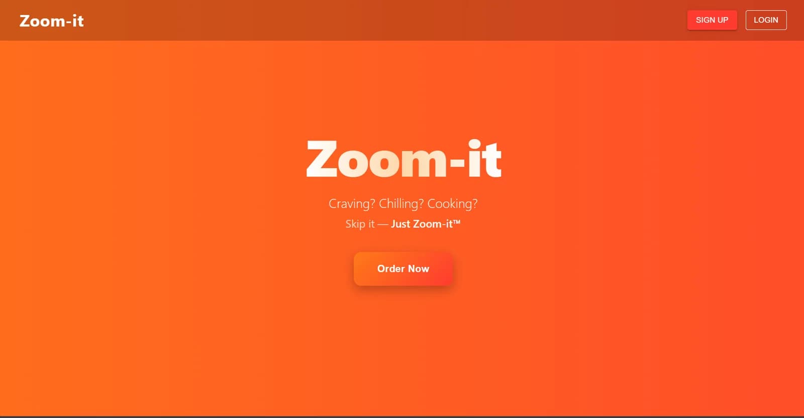 Zoom-iT landing page